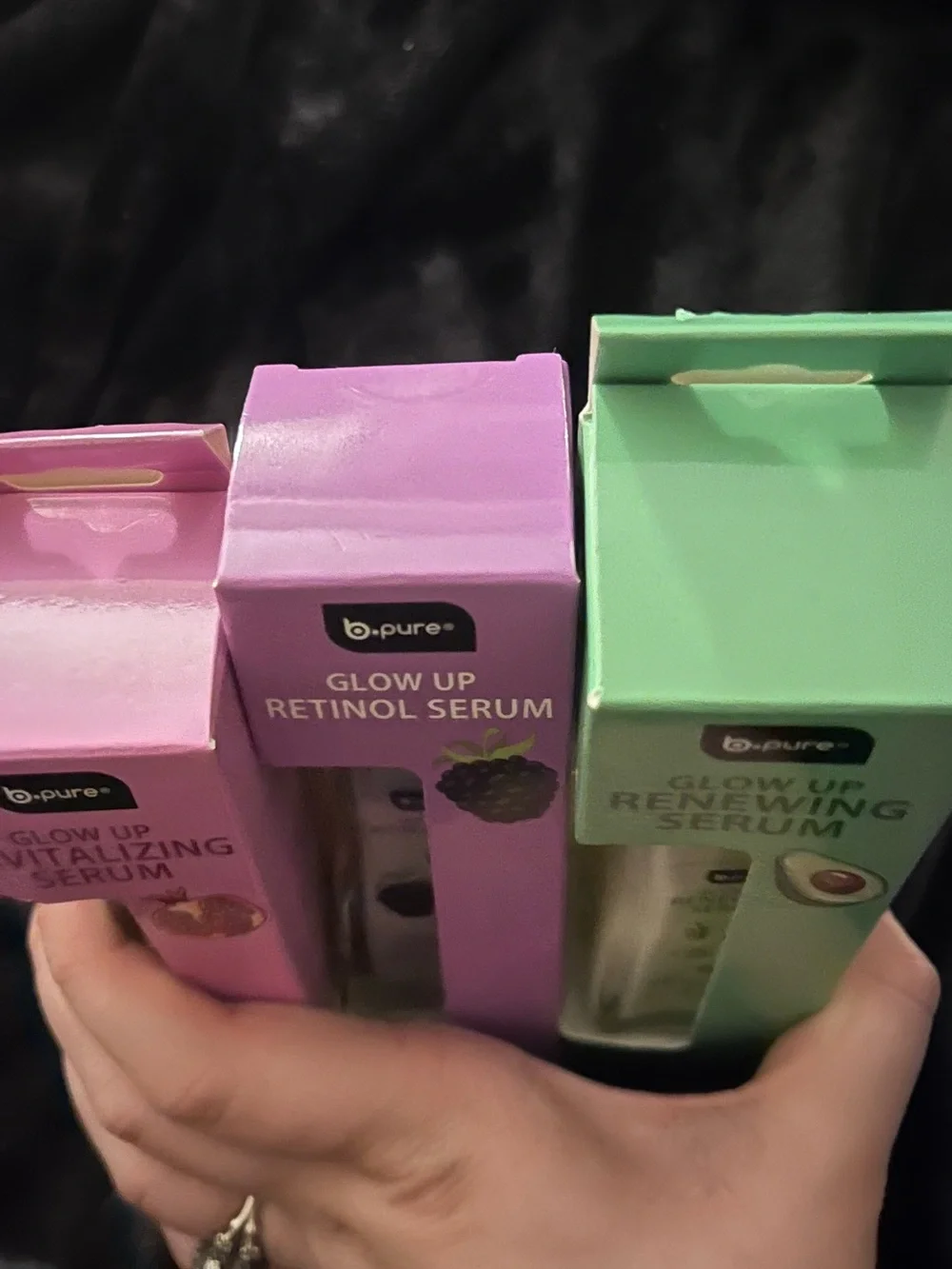 NWT NIB bpure Glow up Serums set of 3
